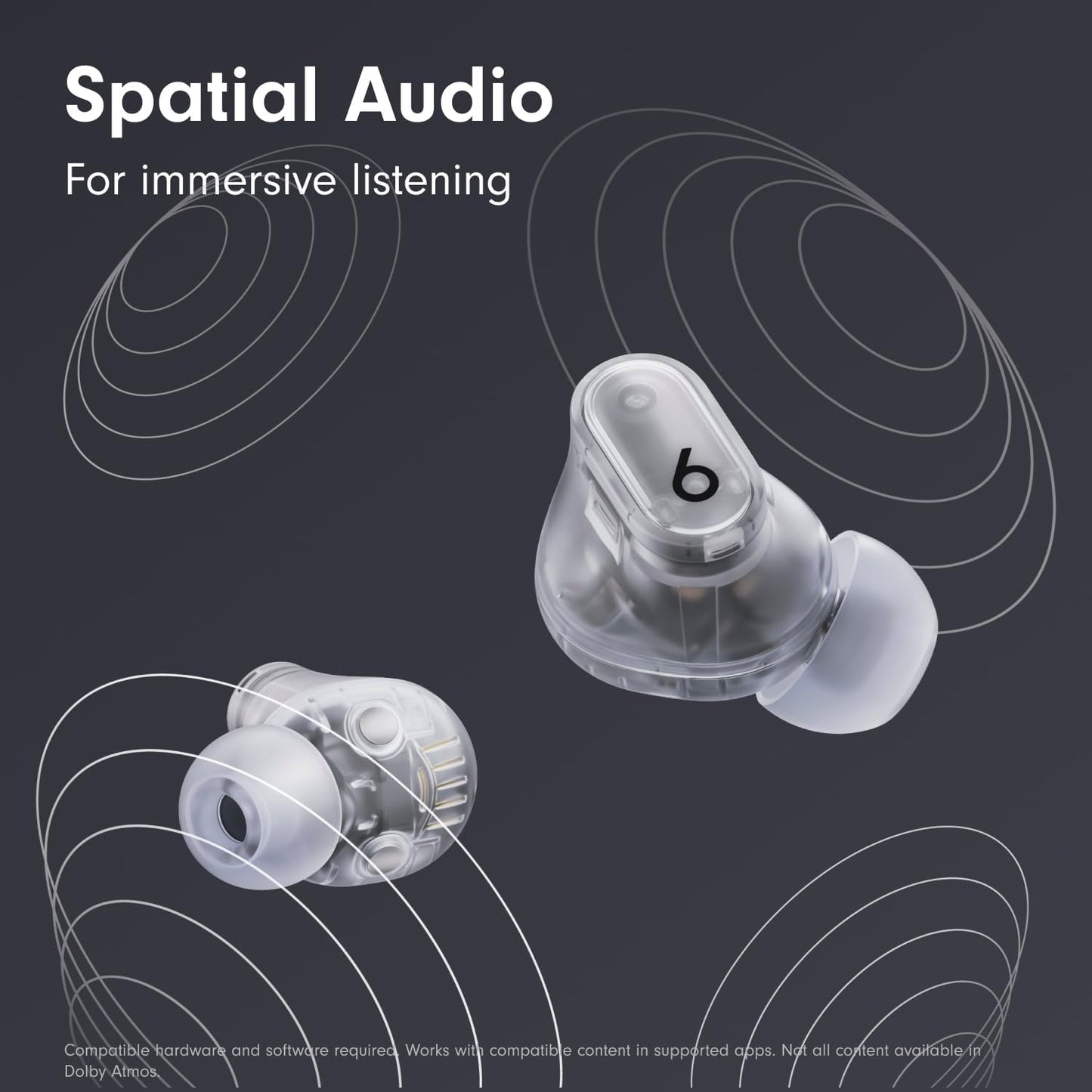 Beats Studio Buds + Transparent Wireless Noise Cancelling Earbuds, Apple & Android Compatibility