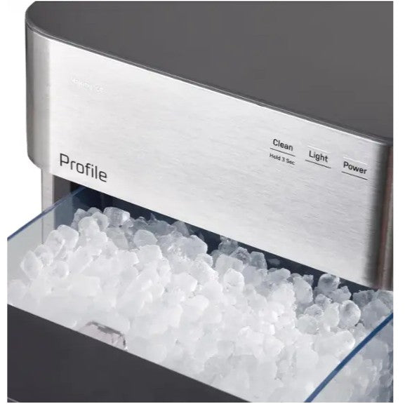 GE Opal 2.0 Nugget Ice Maker, Stainless Steel